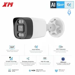 XM 5MP AI IP -Kamera POE CCTV -Überwachungskamera H.265 Außenwaterfeste Audio -Videoüberwachung für das NVR -System Xmeyepro 240422