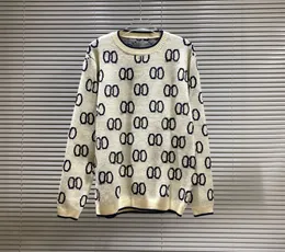 Projektantka damskiego zimowego swetra Sweter Knity okrągła szyja Sprężyna i jesienny sweter Letter Leth T-Shirt Kobiety Kobiety Kobiety Kobiety Wysokiej jakości