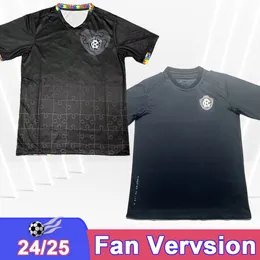 24 25 Clube do Remo Ribamar Mens Camisas de futebol G.Pavani Edição especial Black Home Futebol Camisetas de Manga Curta Uniformes Adultos