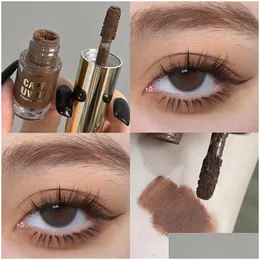 Eye Shadow Glitter Nude Liquid Eyeshadows 7 Colors Contour Makeup Lasting Matte Natural Cheek B Pigment Milk Coffee Cosmetics Drop Del Dhjy1