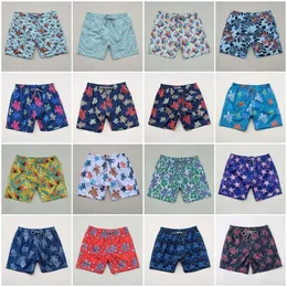 Vilebre Shorts Vilebrequin Herren Beachhosen Schwimmhosen mit Dreieck Inneres Mesh Elastiz