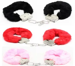 Sex Furry Fuzzy Hands Restraints Sex Bondage Products Ankle Roleplay Night Party Game Gift s Slave Sex Toys for Couple C181127012260123
