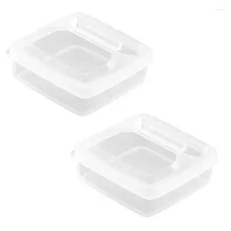 Geschirr Aufbewahrungsbehälter Mahlzeit zubereitet Leckdosen Airtide Crispy Transparent Lunch Box Küchenzubehör