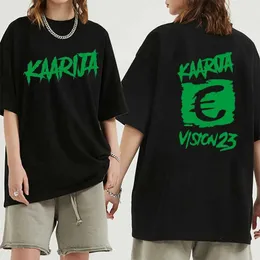T -shirt maschile Krij - Cha - Finlandia - Eurovision 2023 Tshirt Base vestiti uomini/donne 100% T -shirt di cotone Hip Hop Strtwear TS T240506