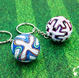 Keychains Lanyards Sports Futebol Keychain Doze países Sport Sport Car Ball Bandle Chain Key para homens jogadores de futebol Presentes de moda