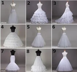 9 Stil Whole 6 Hoops Braut Hochzeit Petticoat Ehe Gaze Rock Crinoline Unterrosthochzeit Accessoires Jupon Sxjun107448057
