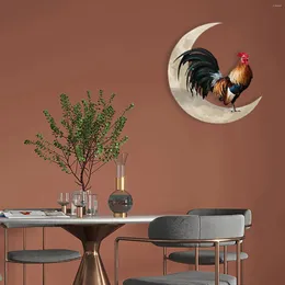 Dekoracyjne figurki Kogon Księżyca Wzór ścienny metalowy wisior wiszący Unikalne trwałe sztuki na zewnętrzną dekorację ślubną domową domową dekorację domową