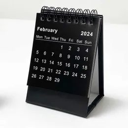 Calendario Sharkbang Nuovo arrivo 2024-2025 Calendario 12/18 mesi Decorazione scrivania Memo Nota Diario Protabile per fare Mini Book Mini Book