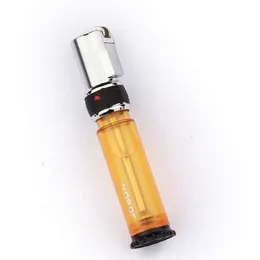 JOBON Mini Flint Lighter Jet Flame Gas Unfilled Butane Refill Lighter Briquet Feuerzeug Cool Cigarette Candle Lighter