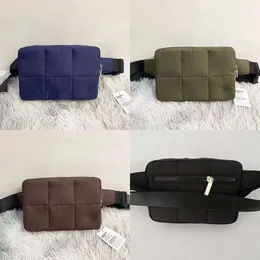 Quilted Grid Belt Bag Outdoor Sport Yoga Waist Bags Women Adjustable Strap Zipper Camera Messenger Designer Fanny Pack