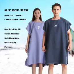 Tillbehör mutao unisex surf poncho mantelhandduk, mikrofiber badrock ponchos surfer mantel för surfing simning dykande strand