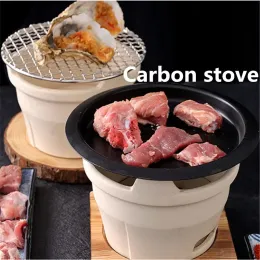 Griglie di fango carbonio stuva carbone carbone vecchia moda barbecue barbecue bbq griglie che sfrenava piatto piccolo fornace di carbonio commerciale familiare