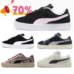 Designerskor mocka XL Mens Womens Pumaa Pink White Black Pink Blue Men Women Casual Shoes Trainers Sneakers 35.5-45 Palermo Platform