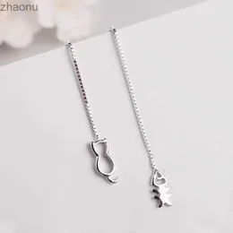 Dungle Chandelier Reeti Yeni 925 Sterlling Gümüş Yayın Balığı Küpeleri Sıcak Moda Sterling Gümüş Takı Freeship XW