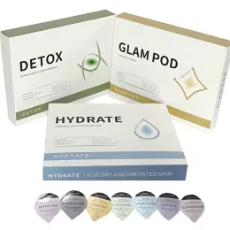 New Product Glam Revive Hydrate Detox Illuminate Retouch Gold kit CO2 Oxygenation Capsule Facial Pods Skin Care Oxygen Pods