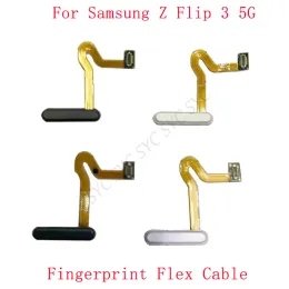 Scanners Original Fingerprint Sensor Button Flex Cable For Samsung Z Flip 3 5G F711 Touch Sensor Scanner Repair Parts