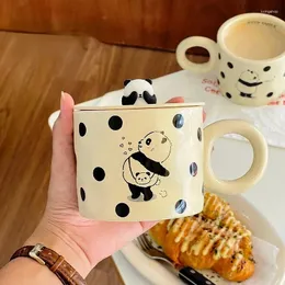 Tassen süße Tasse für Tee Tasse Kaffee Cartoon 3d Panda Keramik Original und lustige Tassen, um personalisierte Geschenke zu verschenken