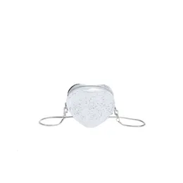 Bolsa de noite para senhoras Popular e elegante Bolsa de diamante personalizada ombro de lantejoulas com pêssego fresco crossbody