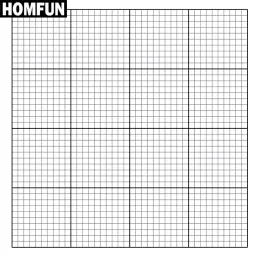 Craft Homfun Square/Round Diamond Paint Canvas Cross Stitch, specificerad/anpassad storlek Vit duk, diamantbroderi, rutig gåva