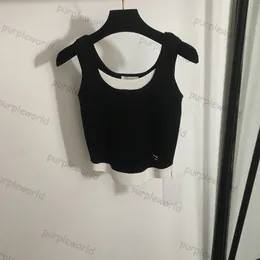 Serbatoi a pannelli top slim senza maniche femminili coltivato elastico sport elastico giubbotto a maglia