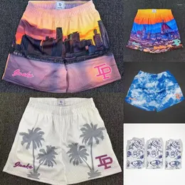 Shorts masculinos American Fashion Sports Fitness Basketball Chegando rápido, mas entre entusiastas do quarto do joelho