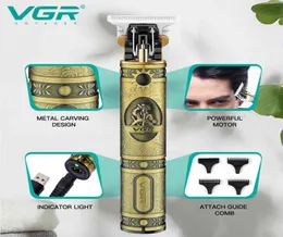 VGR para barbeiro Men Detalhe Cabelo elétrico Clipper elétrico Razor Borta Máquina de corte de cabelo Corte de corte de cabelo H2204228413744