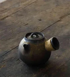 Luwu Japanese Ceramic Kyusu Teapots Chinese Kung Fu Tea Pot Drinkware 200ML 2106218021131
