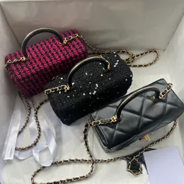5A High Quality Women's Handbag CC Shoulder Bag Luxury Leather Designer Handbag Wallet Versatile Fashion Makeup Bag Free Shipping