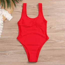 Suits Fitness Body Damen Schwimmanzug New Onepiece Badeanzug schwarz und rotes Zweikolor Frauen Badeanzug MAILLOT Beachwear Badeanzug