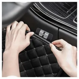 Upgrade New 1/2pcs Car Floor Mat Clips Universal Adhesive Hook Reusable Multipurpose Fixing Buckles Waterproof Auto Accessories