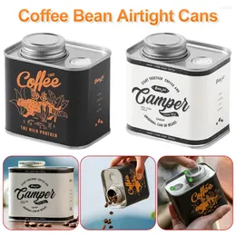 Förvaringsflaskor kaffeböna lufttät färskhet bevarande kreativ förseglad flask tank matkorn container kan