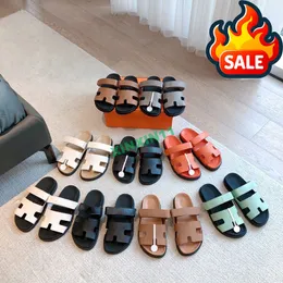 Chypre Sandale Designer rutscht Izmir Kalbsleder Leder Sandalen Doppelgurt h ausgestoßene Luxusschuhe Sommerschuppen für Frau und Mann