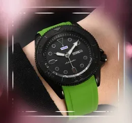 Beliebte Supermodische Quarz Uhr Tag Datum Uhr Uhr Schwarz Keramik Hülle Relogio Feminino wasserdichte Business Casual Super Bunfle Gummi -Gurt Armbanduhr