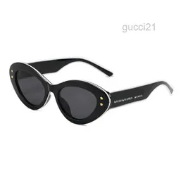 Cat Eye Brille Sonnenbrille Männer Fashion Ins Net Red Same und Frauen klassischer Großmeister T3007 28 Gold Schwarz Silber Rahmen Harz Objektive mit Box Großhandel VO4M