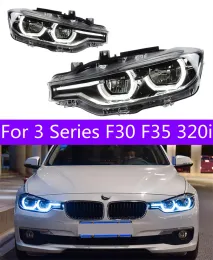 Lâmpada da cabeça LED de estilo de carro de montagem para 3 Série F30 F35 320i LED SINAL SINAL