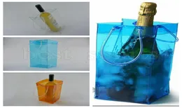 Langlebiger transparenter PVC -Champagner -Wein -Eisbag 111125 cm Beutelkühler -Tasche mit tragbarem Clear Storage Outdoor -Kühlbeutel 4804008