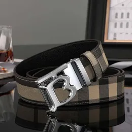 Erkek Kemer Tasarımcı Kemeri Erkekler İletme Kemeri Lüks Orijinal Deri Kemer Erkek Ceinture Femme 3.8 cm Kadın Kemer Bakır Tokası Klasik Ekose Altın Kemer Yüksek Kalite Kutu