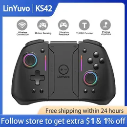 icks LinYuvo KS42 Gamepad Switch Controller for Nintendo Switch/OLED/Lite Wireless Switch Joypad Bluetooth Game Console Controller J240507