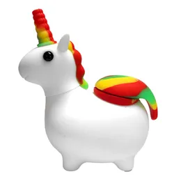 Unicorns Cartoon Smoking Силиконовая трубка