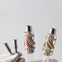 Freeze glicerina glicerina paglia da tampone con collettore di punta in acciaio inossidabile - 8,5 " / i colori variano accessori per fumare