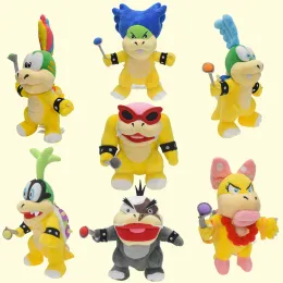 Partihandel Cartoon Bowser JR Plush Toys Söta Larry Ramey Doll Present Rewards