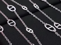 هندسة العلامة التجارية للنساء خطاب جولة ح قفل المجوهرات S925 Silver Necklace مجموعة فرنسا جودة سلسلة الذهب الذهبي المتفوقة 2022119367