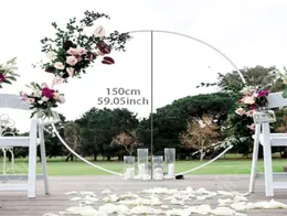 パーティーデコレーション15m PVCリングバルーンアーチディーリースフレームバックグラウンドホルダーサークルバロンスタンド結婚式の誕生日装飾ベイビーSHO4751310