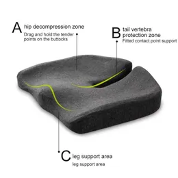 Kudde/dekorativ non-halp komfort kudde dyna ergonomisk säte kudde för höft och ryggsmärta kontorsstolminnes skumstol kudde ryggdyna