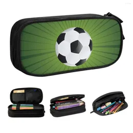 Bola de futebol personalizada em estojos de lápis para meninos GILRS GRANDE SPORT SPORT SPORT PEN BAG SCHOOL STAMPIES