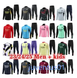 23 24 25 Pepe Saka Pink Arsen Trackuit Football Maglie da calcio Gunners Allenamento Odegaard Thomas Tierney Smith Smith Transport Men Kit Kit di abbigliamento sportivo