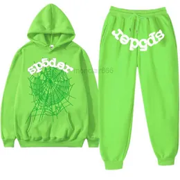 Mens Hoodies Sweatshirts 2023 Erkek Hoodies Sweatshirt Terozlu Ter Takım Örümcek 555 Young Thugg Set Starg Stars Aynı 555555 Pantolon Hoodie Bibber ve Bodysuit Casual Leis