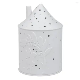 Titulares de vela 1pc House Shape Cerâmica Titular elegante copo decorativo de velas