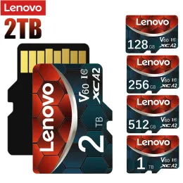 어댑터 Lenovo 2TB Extreme Pro A2 U3 V30 4K 플래시 메모리 카드 128GB 256GB 512GB 마이크로 TF/SD 카드 1TB 플래시 TF 카드 닌텐도 스위치