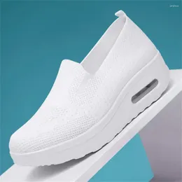 Lässige Schuhe Brei ohne Spitze flache vulkanische Frauen Sneakers Luxus bequeme Frauen -Moccasin Sport Sneacker Traning